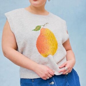 Cider pear sweater vest